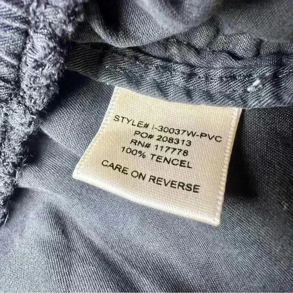 Lovestitch Women’s Shortie Black Shorts with Adjustable Tie Waist Size Small - Picture 8 of 9